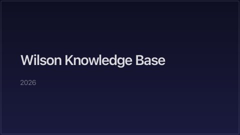 Wilson Knowledge Base